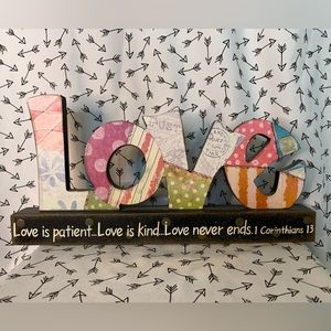Love Is Patient… Love Is Kind Sign